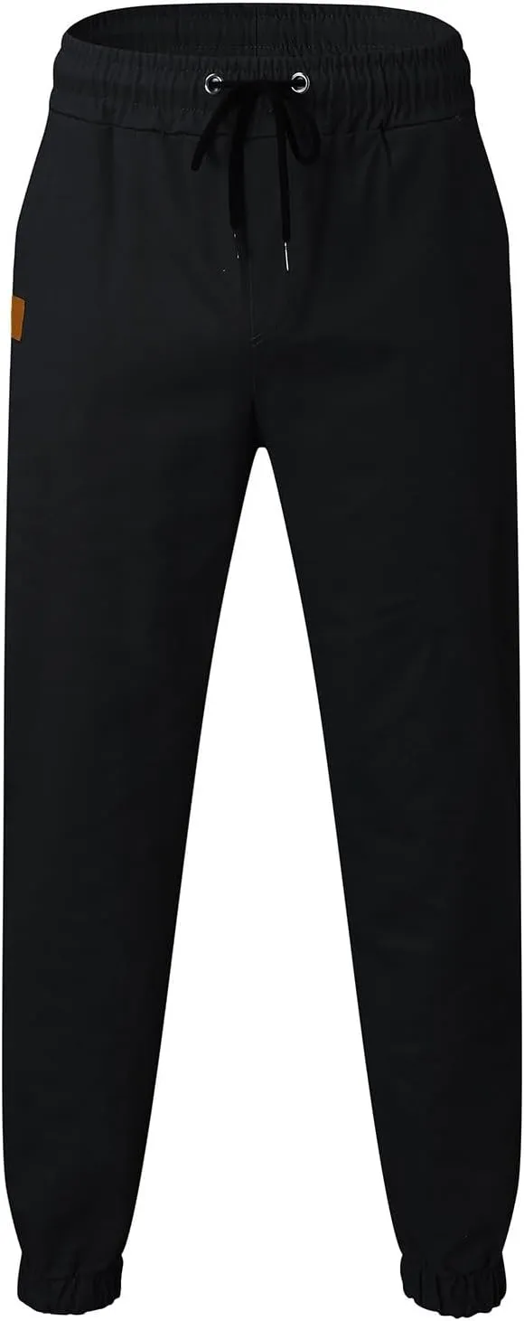 Mens Pants Joggers with Pockets Casual Sweatpants Pants Drawstring Chino Pants Twill Track Jogging Outdoor Cargo Cargo Pants
