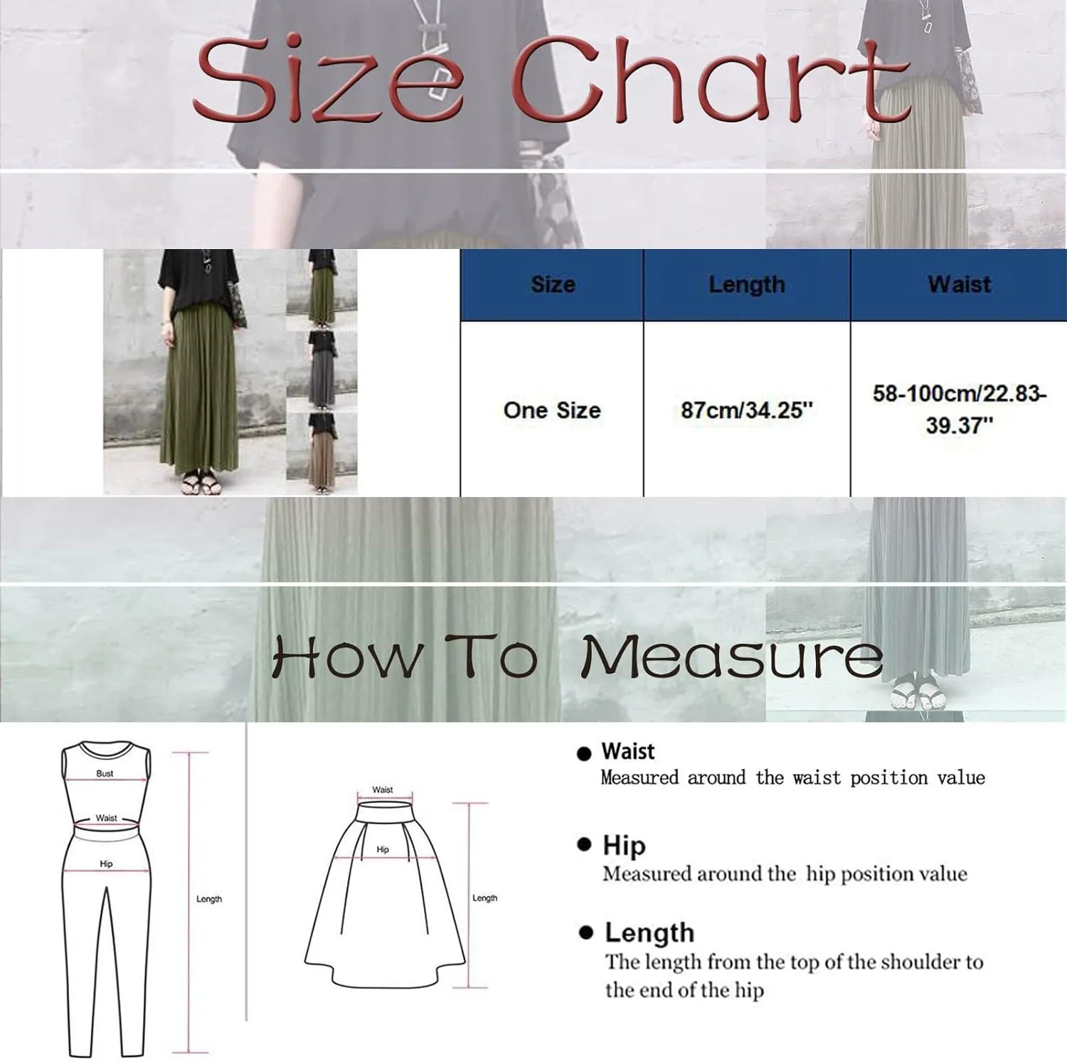 Midi Skirts for Women Cotton Pleated Skirt Organ Skirt Large Hemline Long Skirt Retro High Waist Casual Style