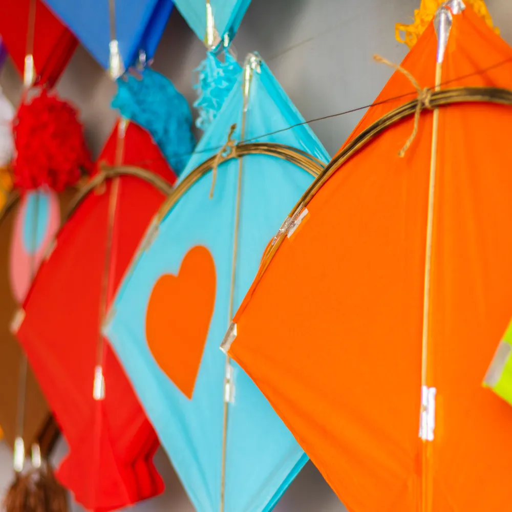 Multicolor Paper Kite