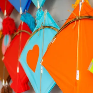 Multicolor Paper Kite