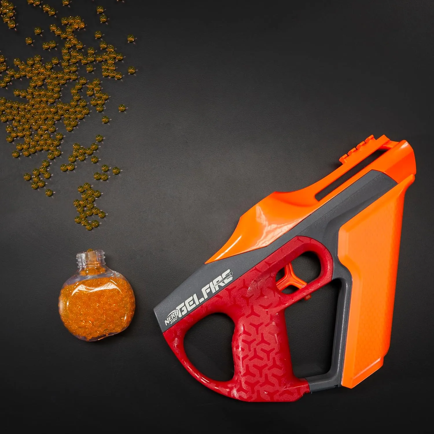Nerf Pro Gelfire Uproar Full Auto Blaster, 150 FPS, 10,000 Gelfire Rounds, 400 Round Hopper, Eyewear, Ages 14 