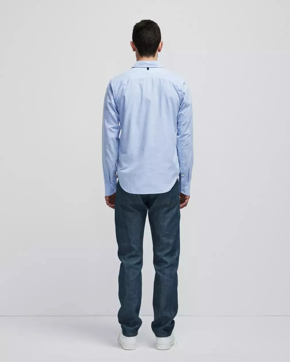 Rag & Bone Fit 2 Oxford Cotton Shirt in Blue Oxford