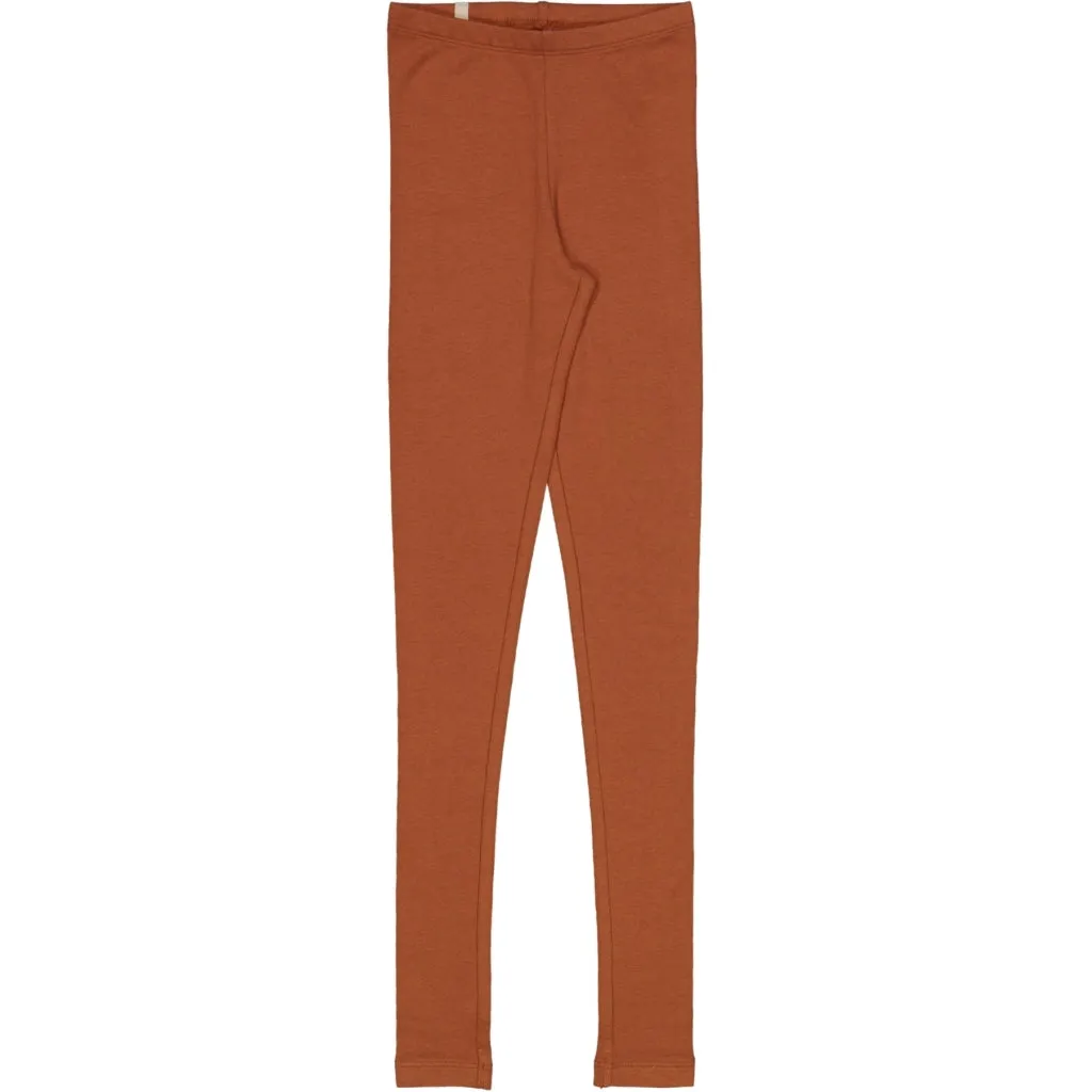 Rib Leggings - bronze