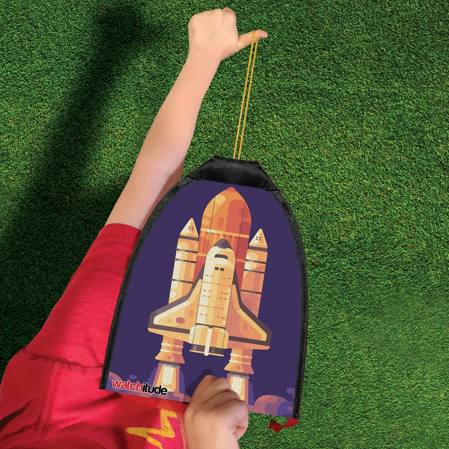 Rubber Band Rocket Kite 2 pk