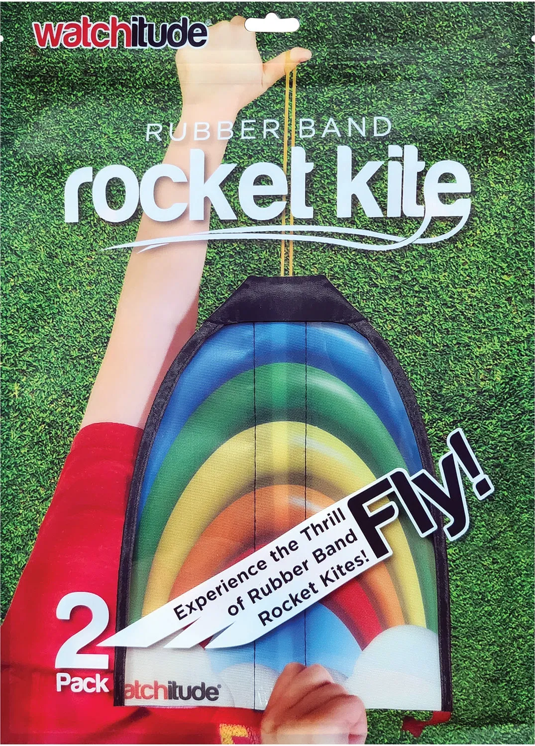 Rubber Band Rocket Kite 2 pk
