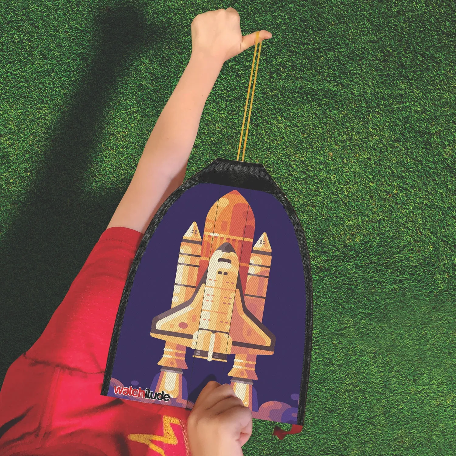 Rubber Band Rocket Kite 2 pk