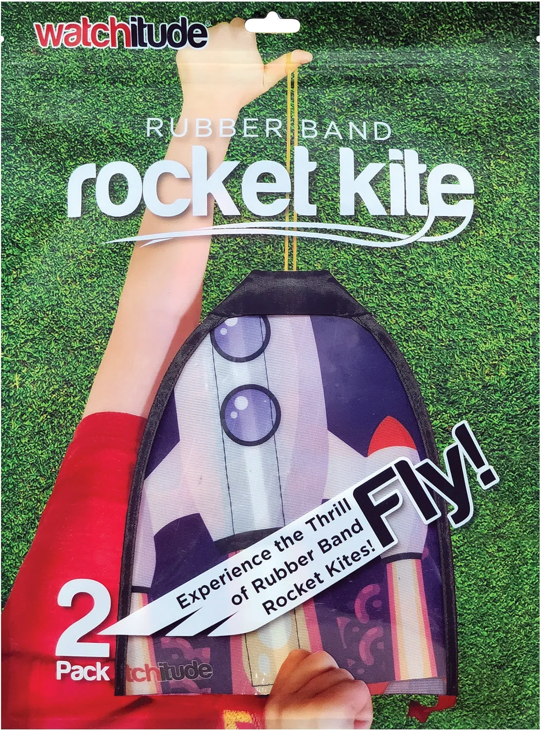 Rubber Band Rocket Kite 2 pk