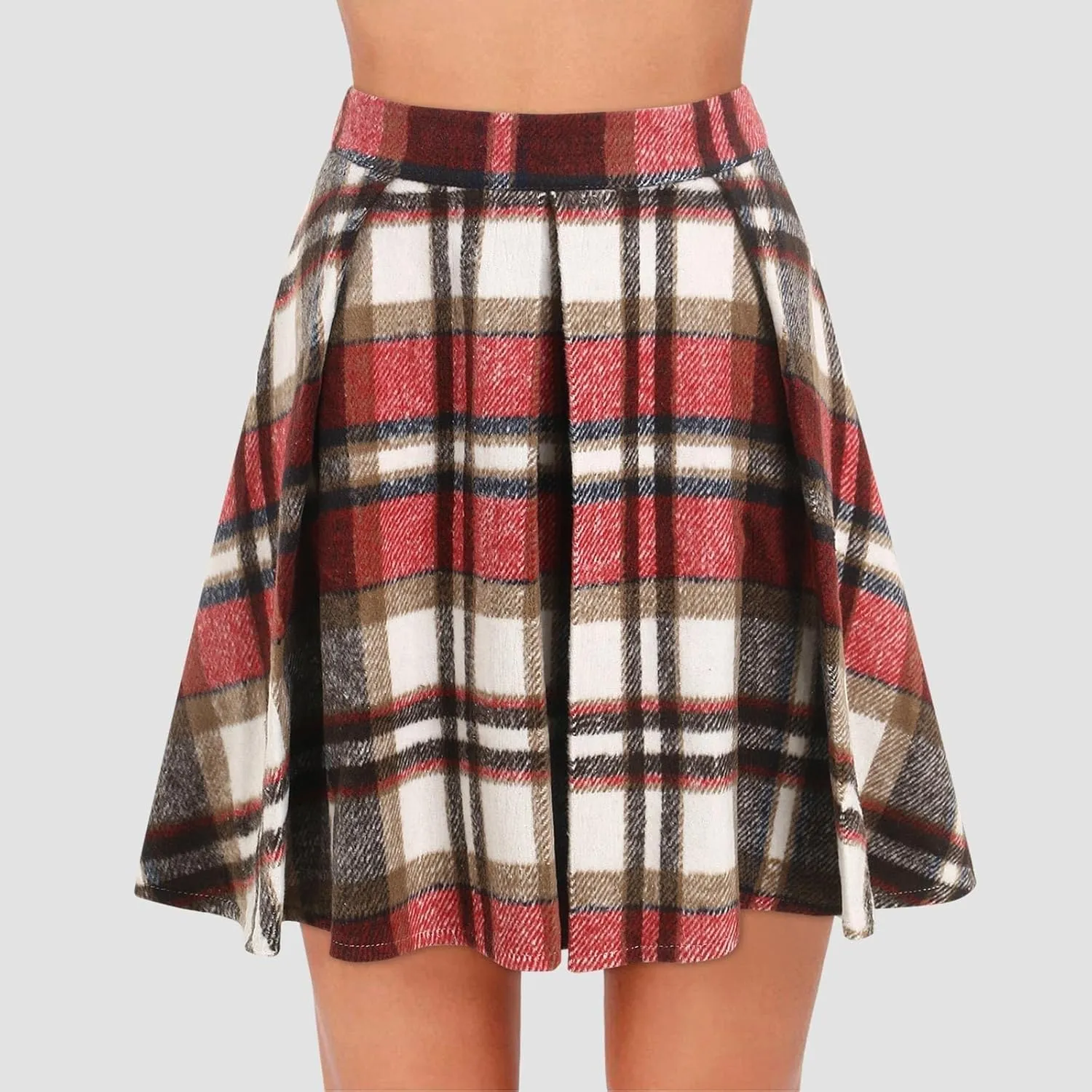 Skirts for Women Summer Pleated Mini Skirt Casual Dressy Flowy High Waisted Skirts Beach Vacation Outfits Clothes