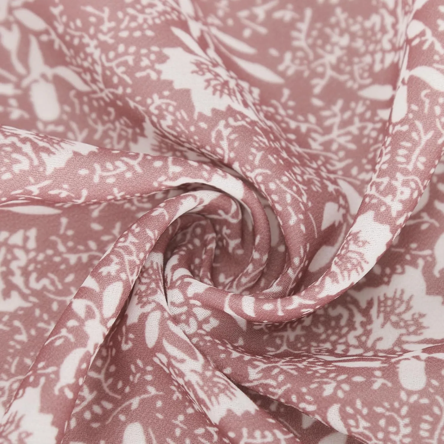 Skirts for Women Trendy Summer Bohemian Floral Print Bow-Knot Waist Midi Skirt Elegant A-Line Swing Skirt Ruffle Hem