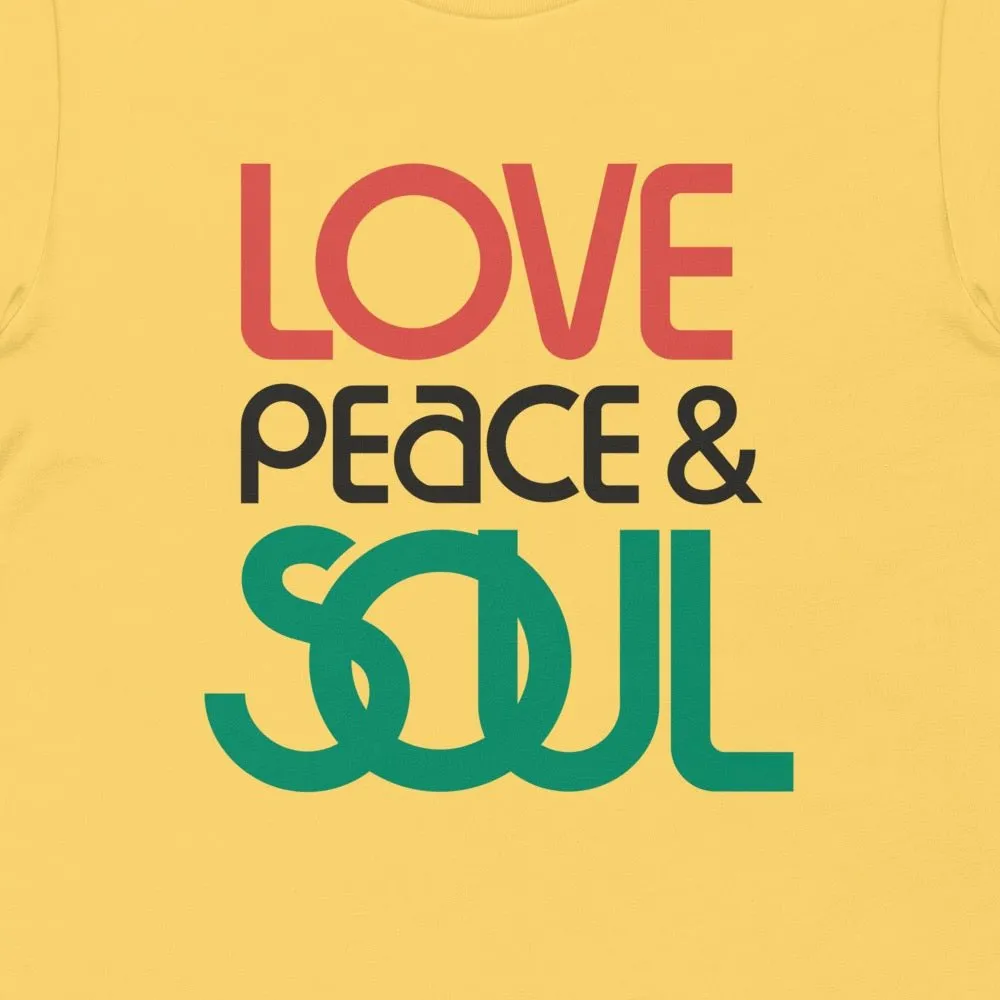 Soul Train Love Peace and Soul T-Shirt
