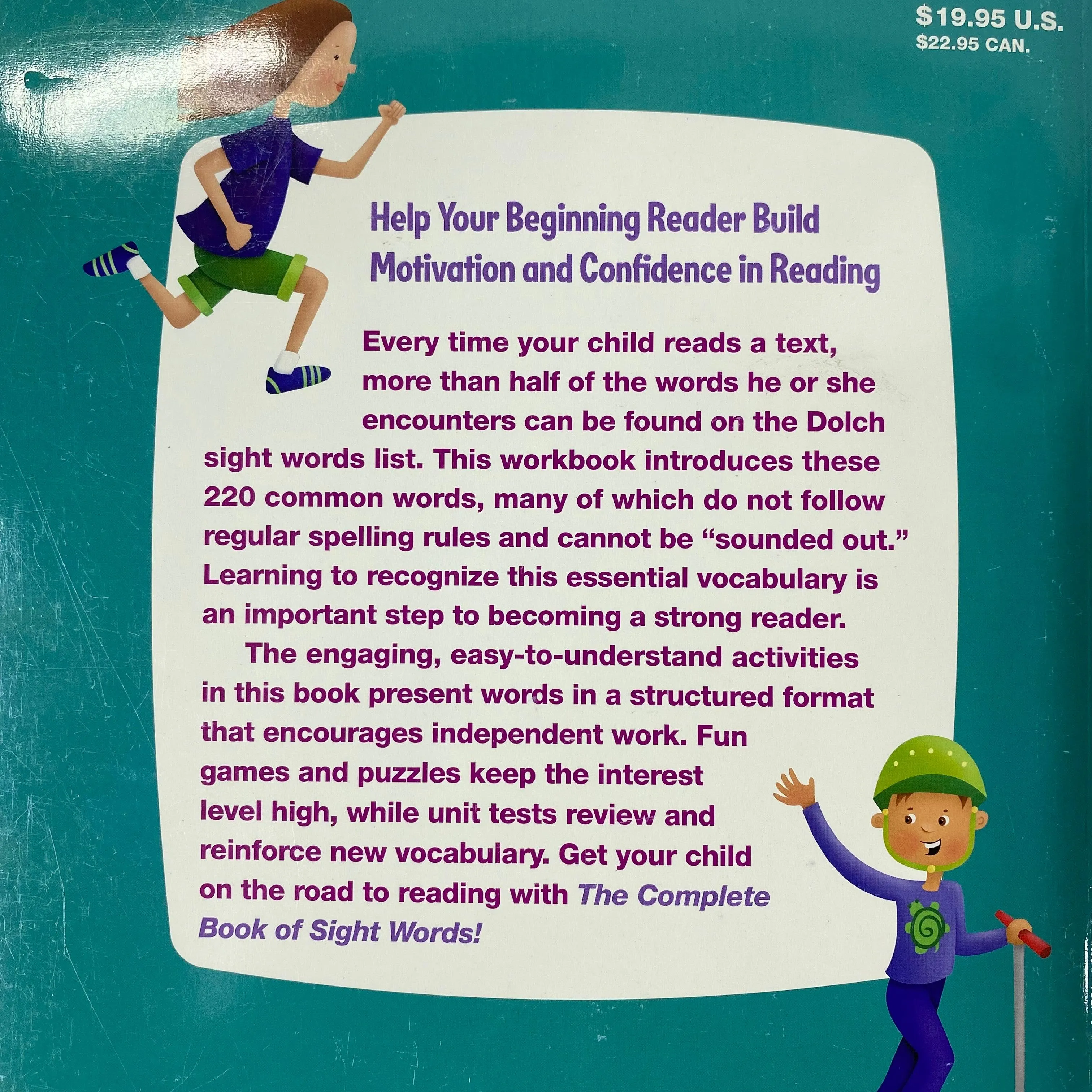 The Complete Book of Sight Words: 220 Words Your Child Needs to Know to Become a Successful Reader