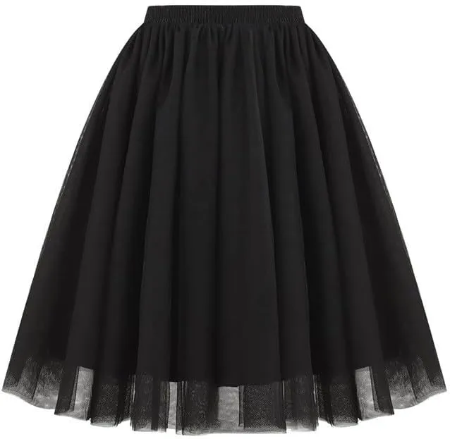 Tutu Skirts for Women, Teens Tutu Skirt Adult Layered Tulle Skirt Short Ballet Skirt A Line Dance Skirt Mesh Skirts