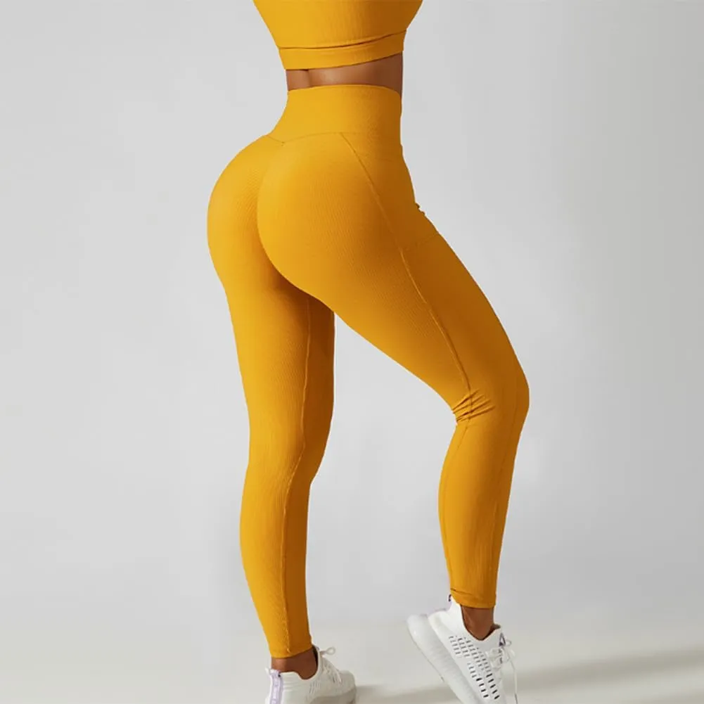 Women Scrunch Butt Lift Leggings Workout Yoga Pants Booty High Waist Anti Cellulite Push Up Seamless