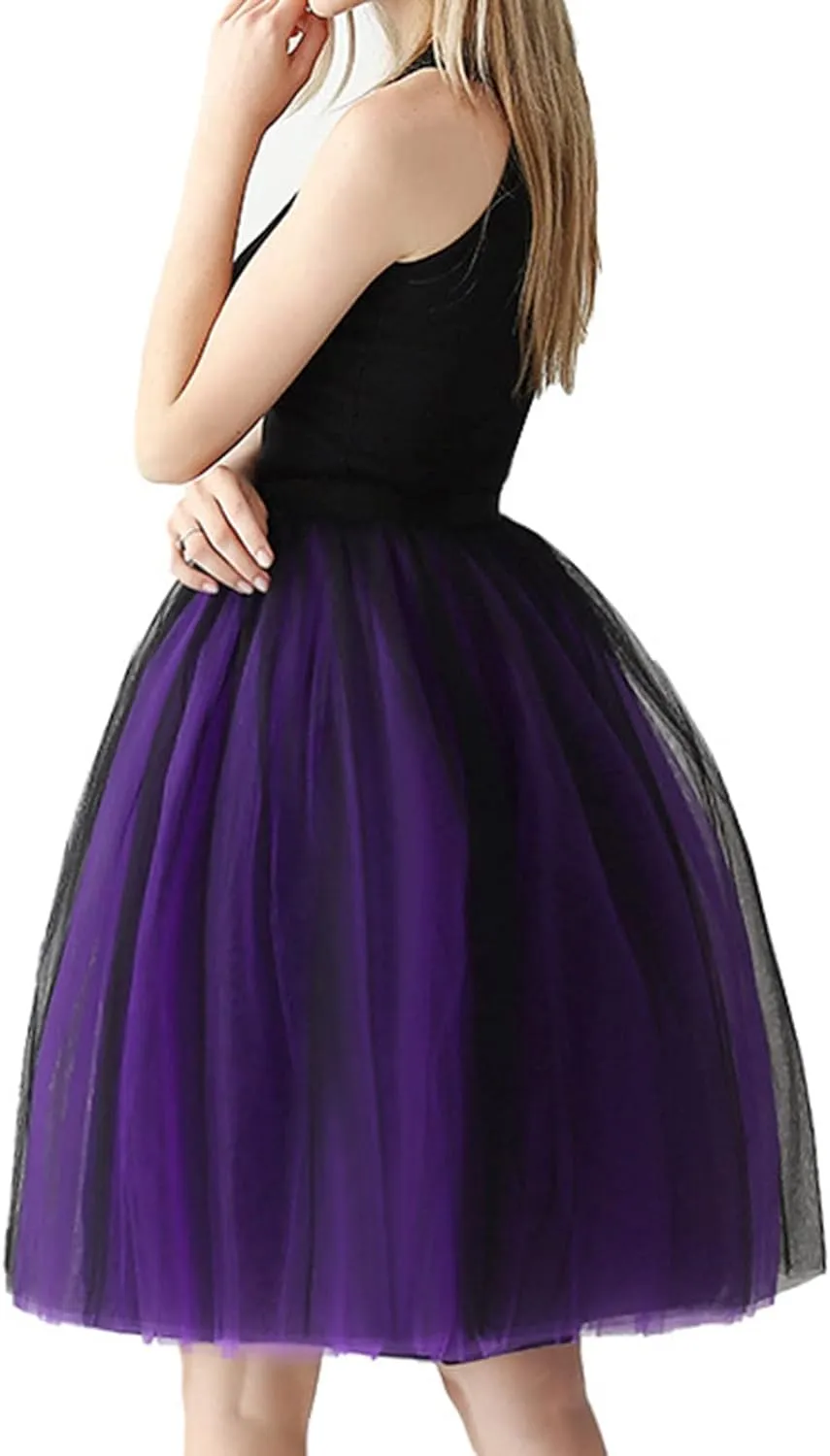 Women's Fashion A Line Pleated Skirt Midi Skirts for Women Womens Puffy Ballet Skirts Tutu Skirt Pleated Skirt