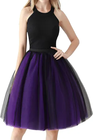 Women's Fashion A Line Pleated Skirt Midi Skirts for Women Womens Puffy Ballet Skirts Tutu Skirt Pleated Skirt