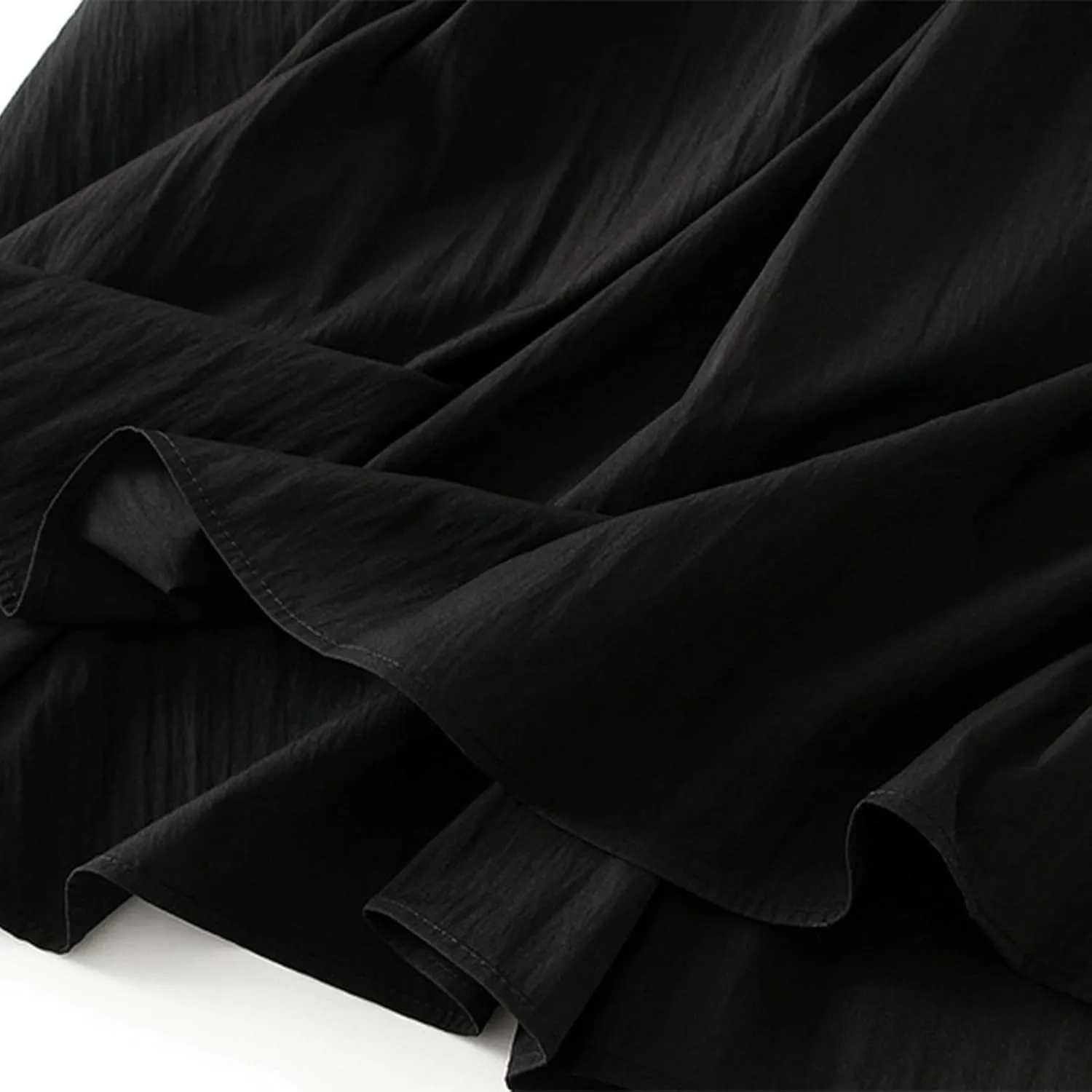 Women's Flowy Maxi Skirt Summer Pleated High Waisted A-Line Flared Long Skirts Elegant Dressy Casual Long Skirts