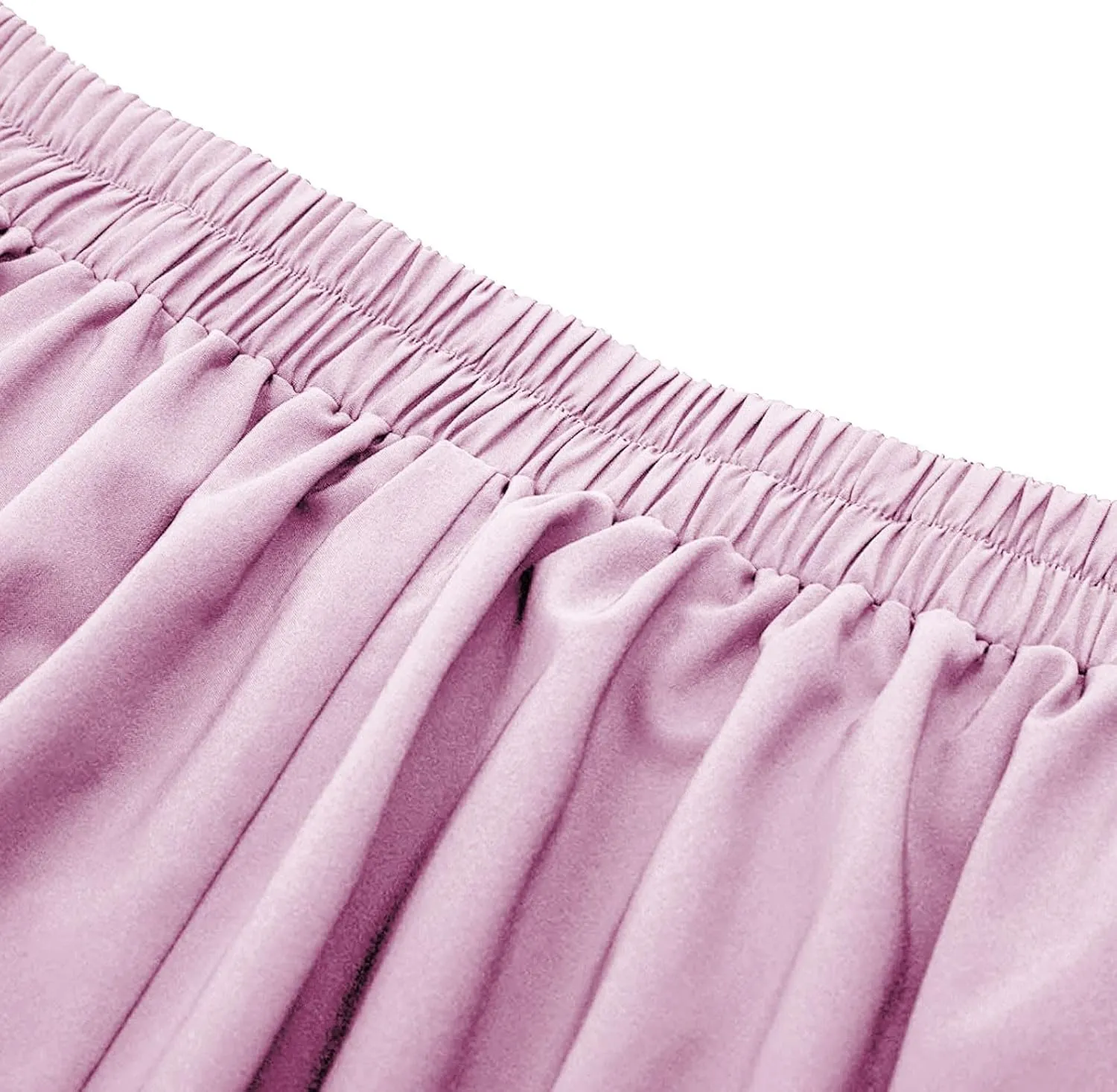 Women's Pleated A-Lined Skirts 2024 Summer Fashion High Waisted Midi Skirt Flowy Swing Going Out Work Skirt