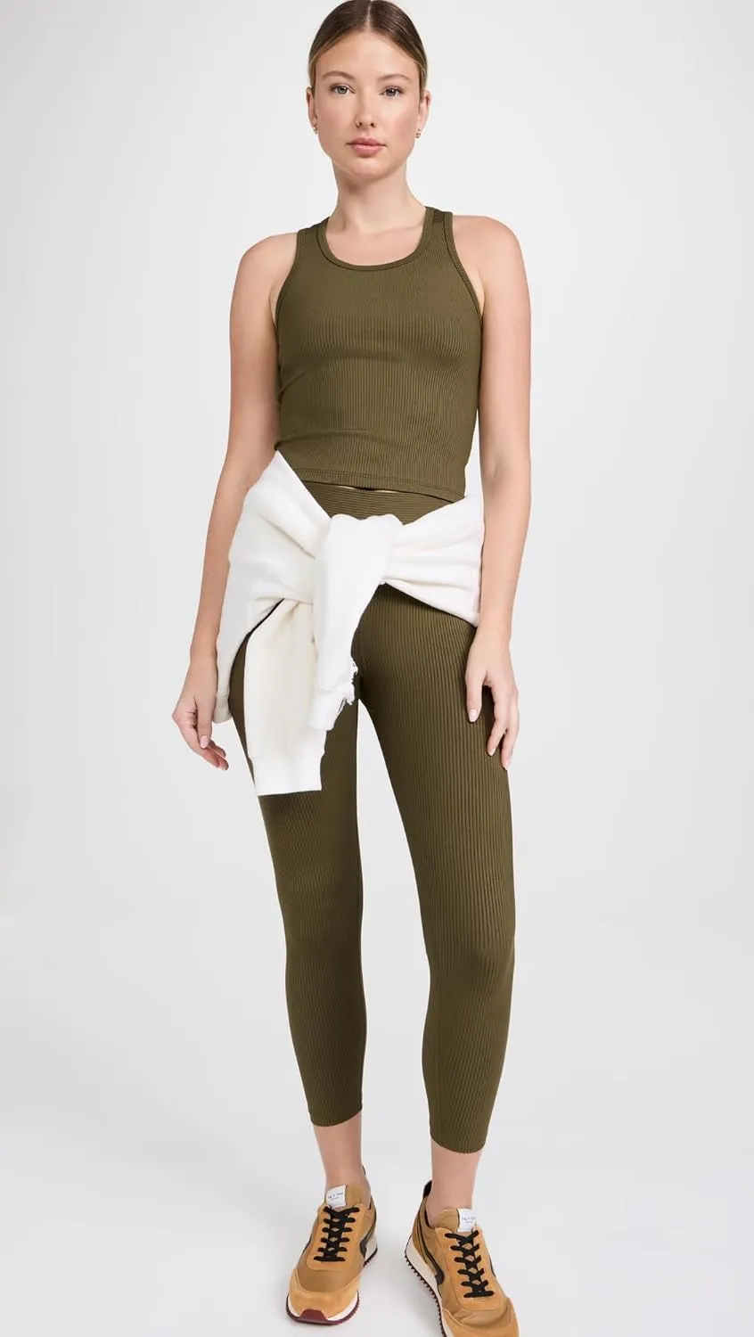 Women's Ribbed 7/8 Leggings