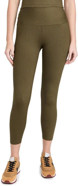 Women's Ribbed 7/8 Leggings
