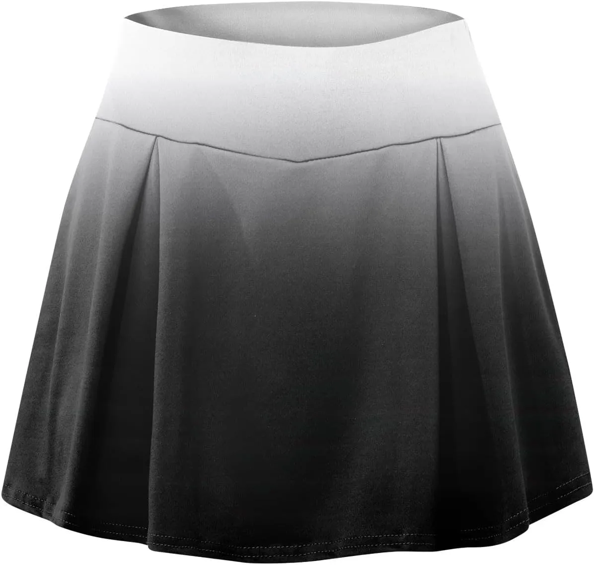 Women's Summer Athletic Loose Trendy Quick Dry Elastic High Waist Color Gradient Yoga Fitness Tennis Skirts 2025, S-5XL