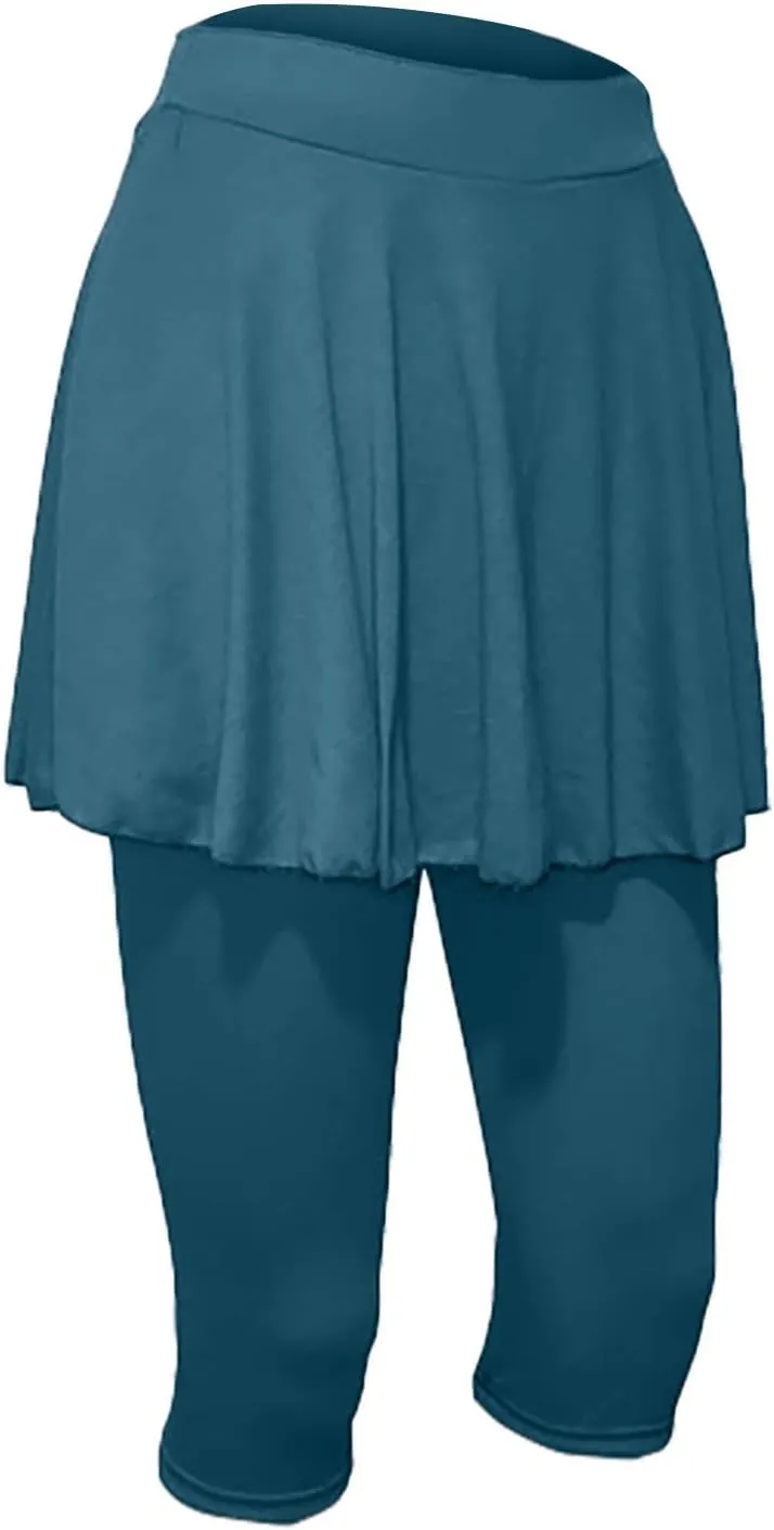 Womens Tennis Skirts with Leggings Athletic Golf Running Leggings with Skirt High Waisted Yoga Pickleball Skorts