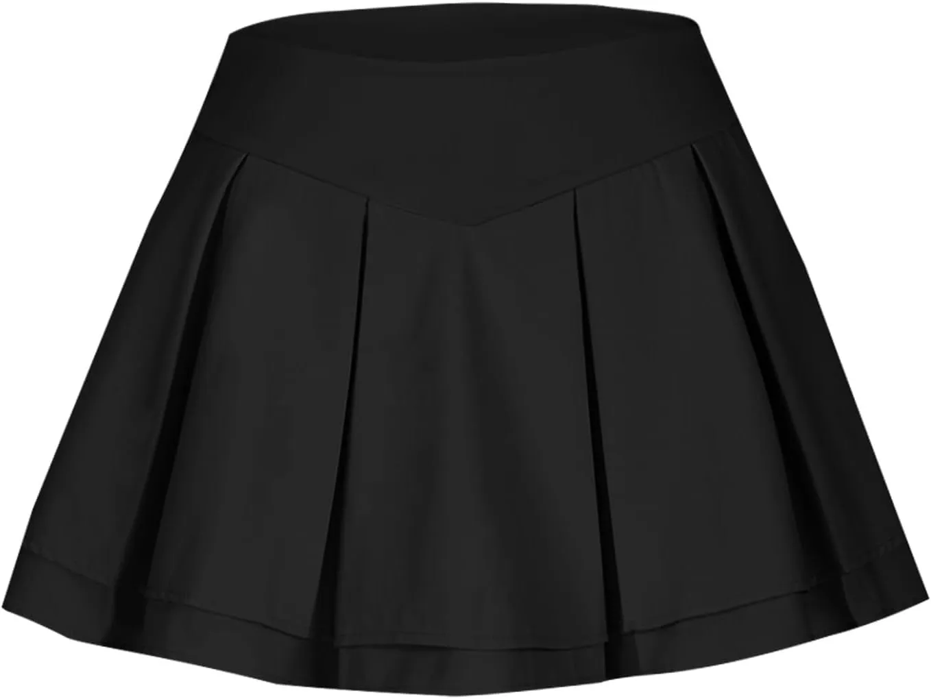 Womens Tennis Skorts Casual High Waisted Flowy Pleated Skater Skirts Athletic Cute Ruffle Layer Yoga Fitness Clothes