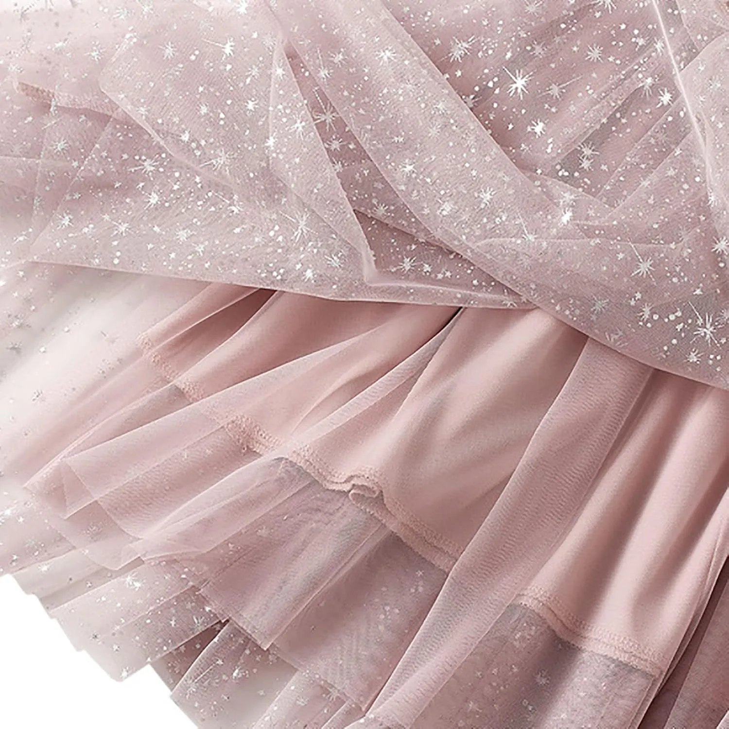 Womens Tutu Skirts Sequin Long Skirt Sparkly Tulle Skirts A Line Fairy Skirt Evening Party Skirts Cocktail Skirt