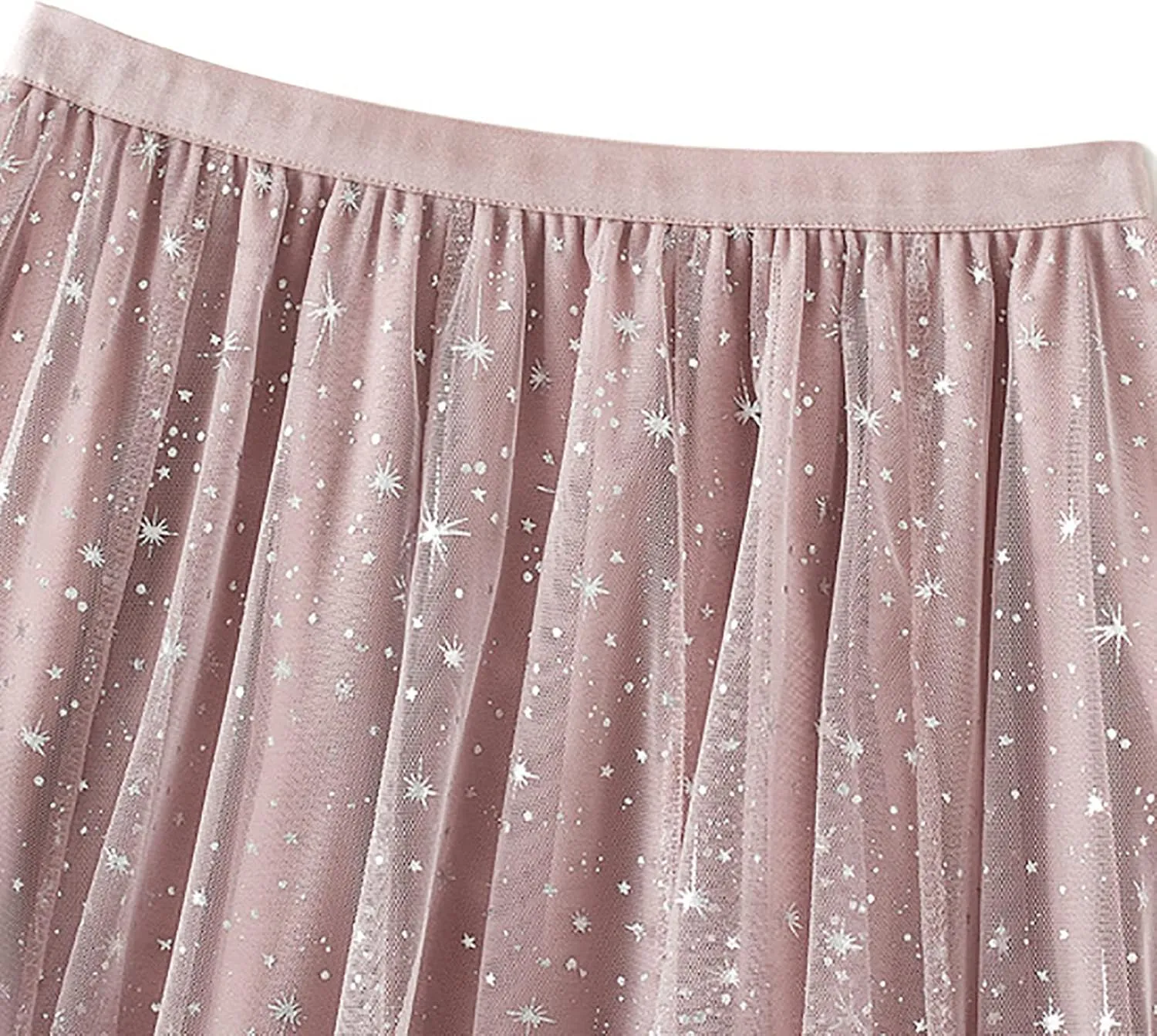 Womens Tutu Skirts Sequin Long Skirt Sparkly Tulle Skirts A Line Fairy Skirt Evening Party Skirts Cocktail Skirt