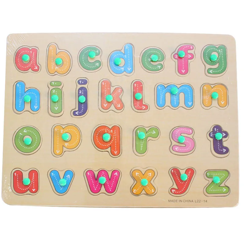 Wooden Small Alphabet a-z Learning Board