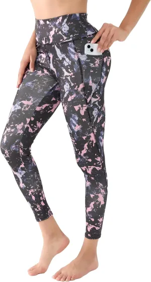 Workout Leggings for Women High Waisted Tummy Control Yoga Pants Gym Athletic Compression Leggings with Pockets