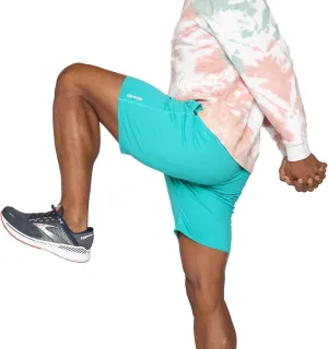 YOGA CROW Men's Swerve Yoga Training Shorts w/Non-Restrictive Inner Liner - 7" Inseam - Workout, Gym, Running, Training